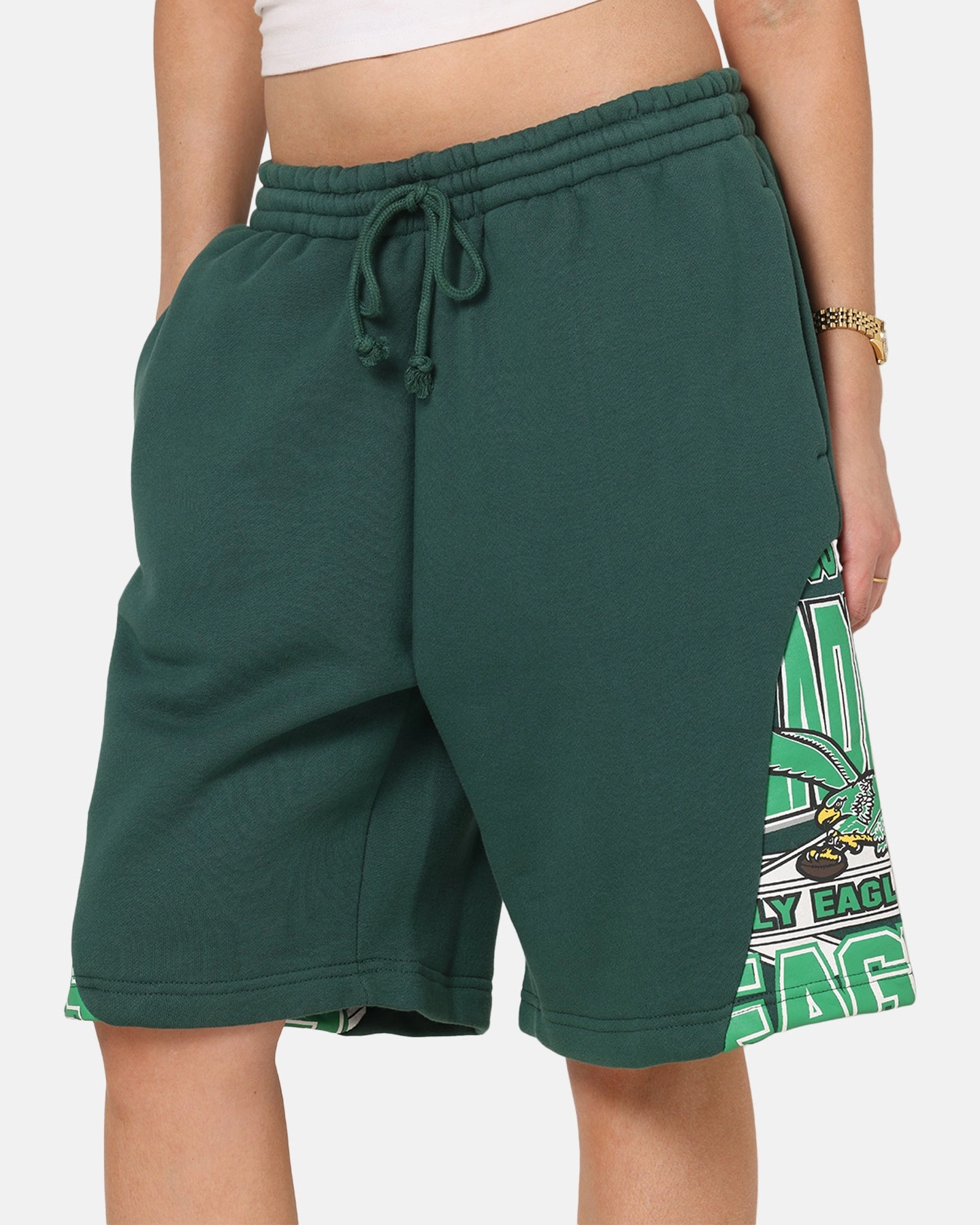 Mitchell & Ness Philadelphia Eagles C&S Shorts Official Team Color Casual Design Functional Fashion