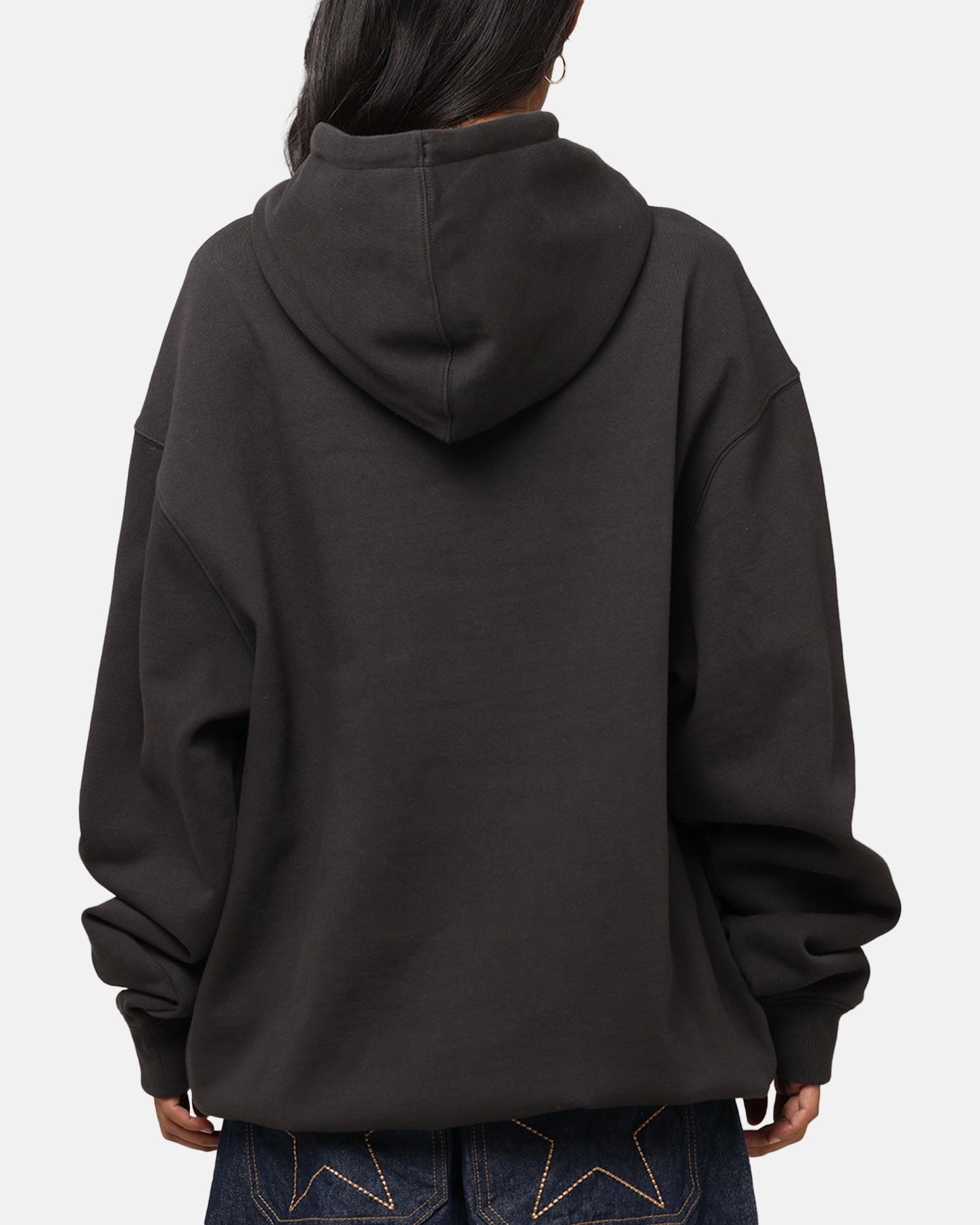 Mitchell & Ness San Francisco 49ers Arch Hoodie Faded Black DoubleStitched