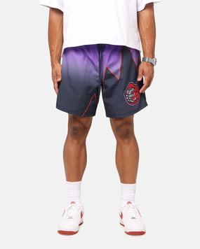Quick drying material Layered Comfort Mitchell & Ness Toronto Raptors 30 Year Shorts Black/Purple