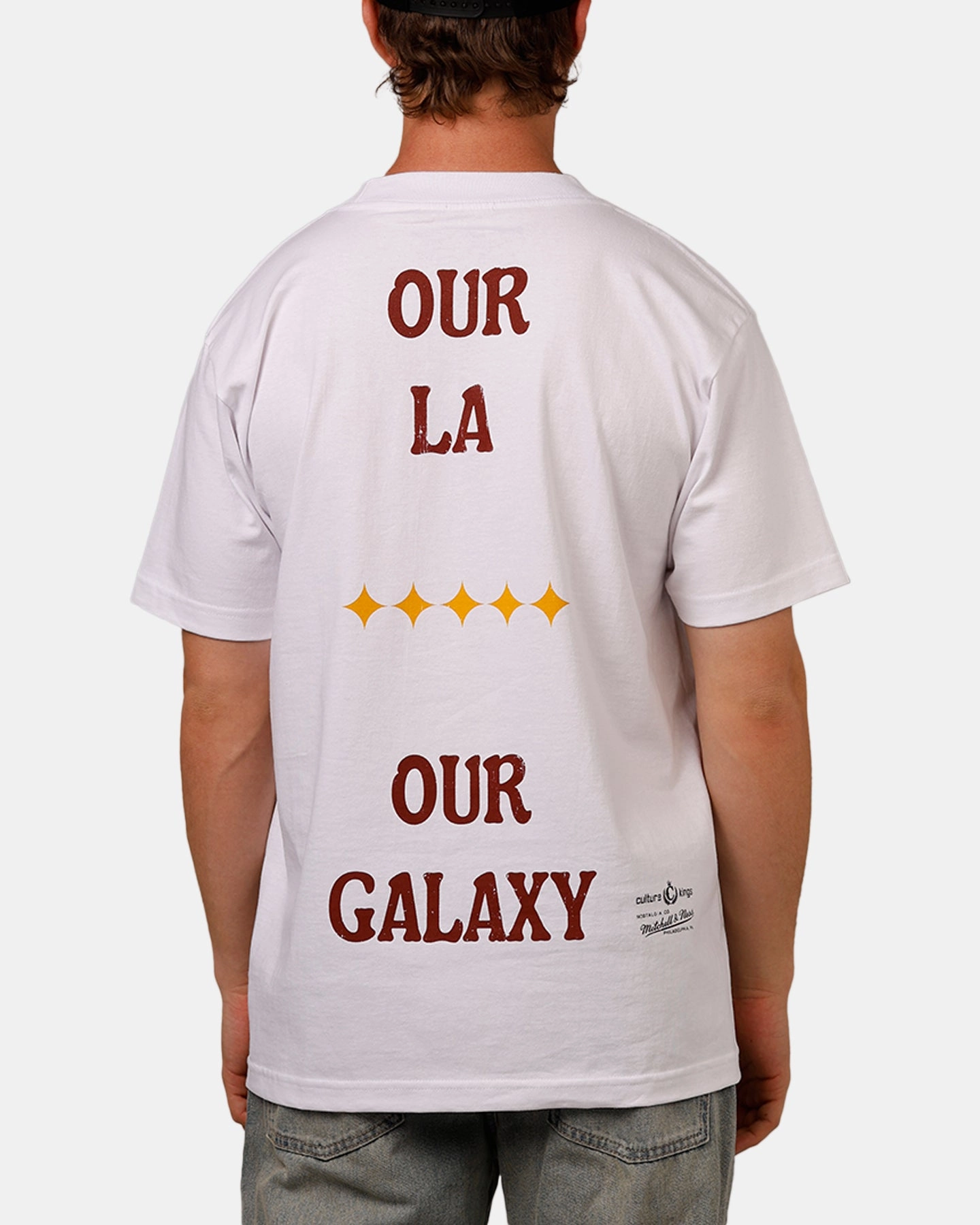 Mitchell & Ness X Los Angeles Galaxy X Culture Kings Our LA Our Galaxy T-Shirt White Colorfast Dye Method