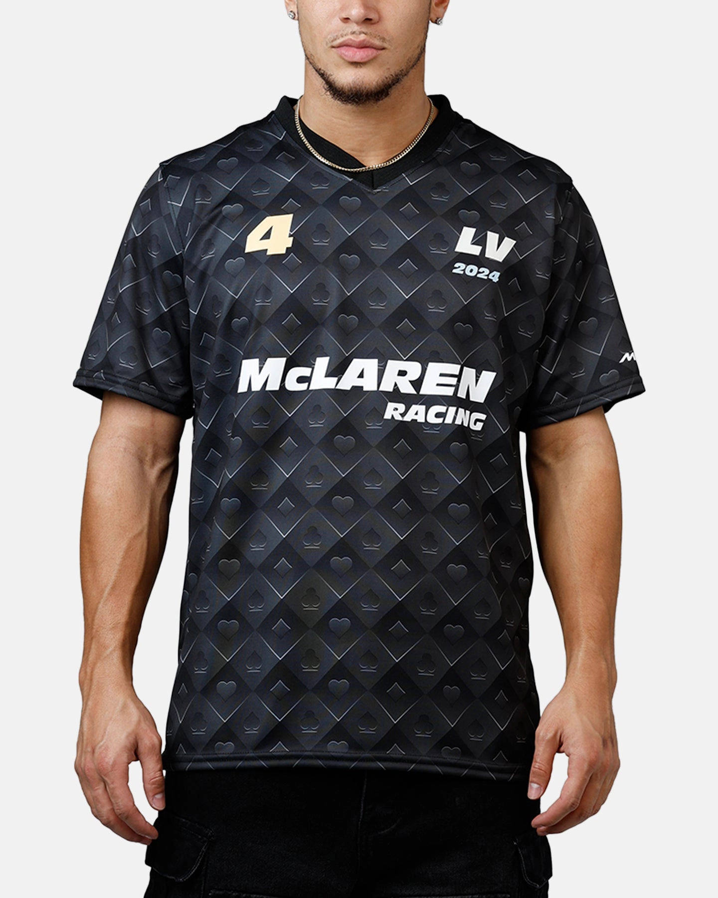 Mitchell & Ness X Mclaren 'Vegas Grad Prix 2024' Lando Norris Soccer Jersey Black Stylish Tank