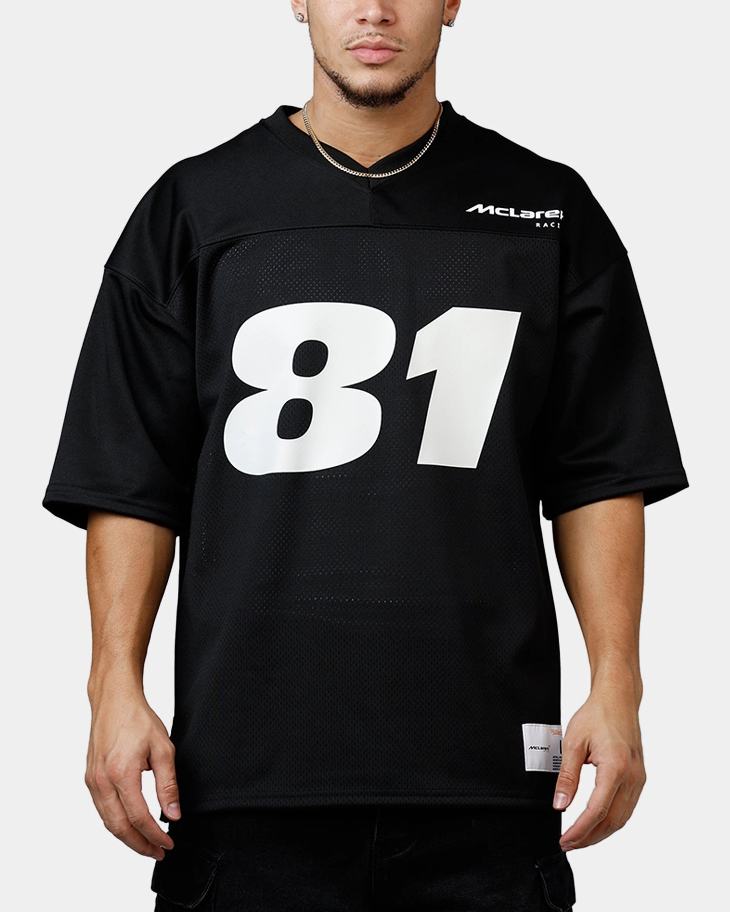 BreathableMaterial Mitchell & Ness X Mclaren 'Vegas Grad Prix 2024' Oscar Piastri Mesh Jersey Black