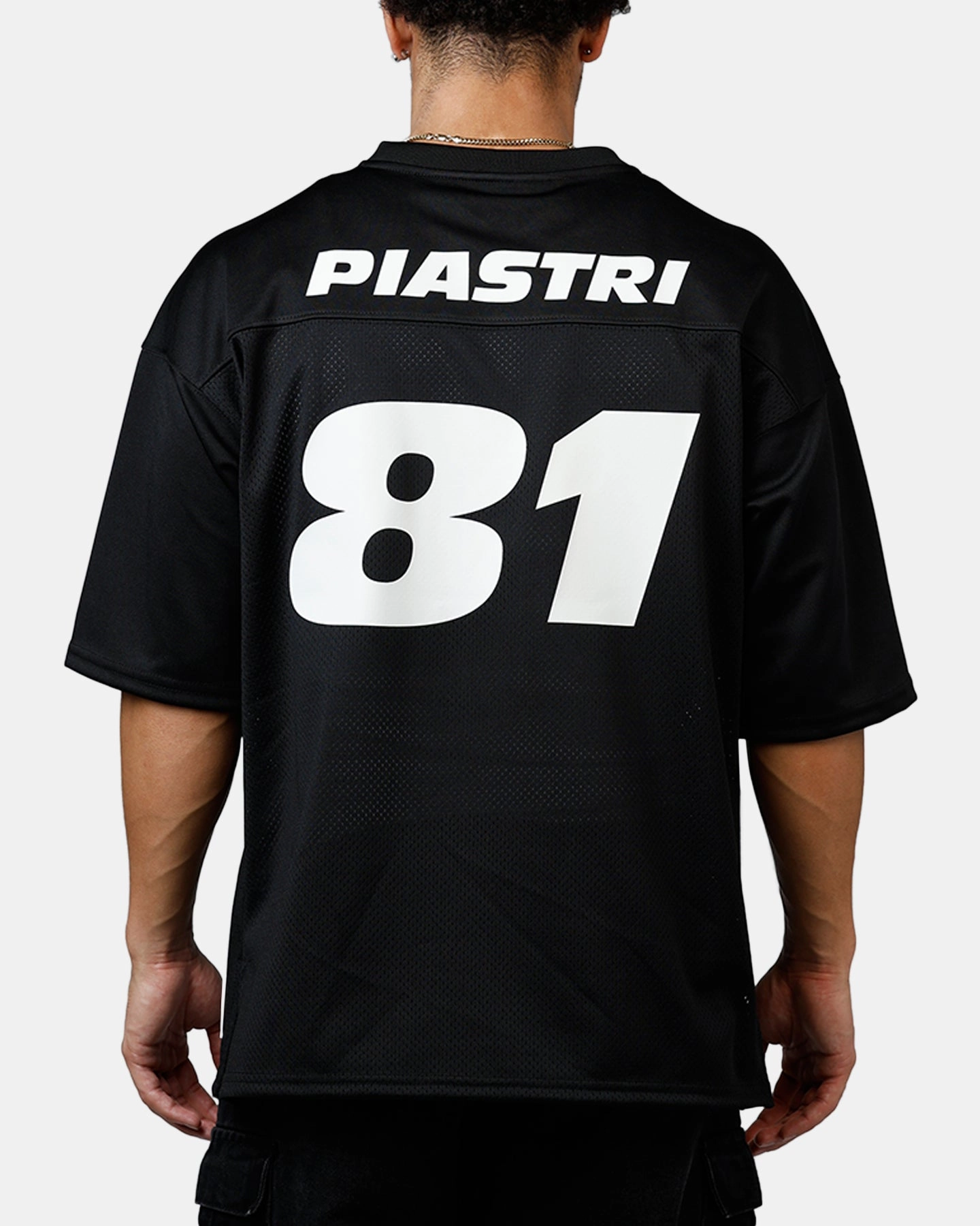 Mitchell & Ness X Mclaren 'Vegas Grad Prix 2024' Oscar Piastri Mesh Jersey Black LowMaintenance Fabric Simple Shirt