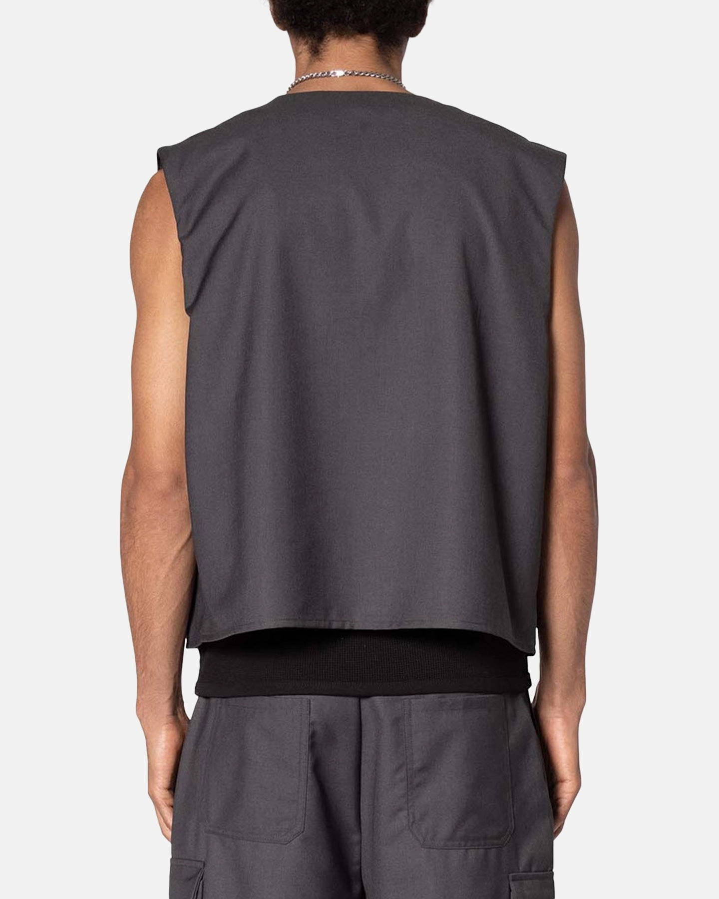 MNML Bounded Gabardine Vest Grey DurableStitching