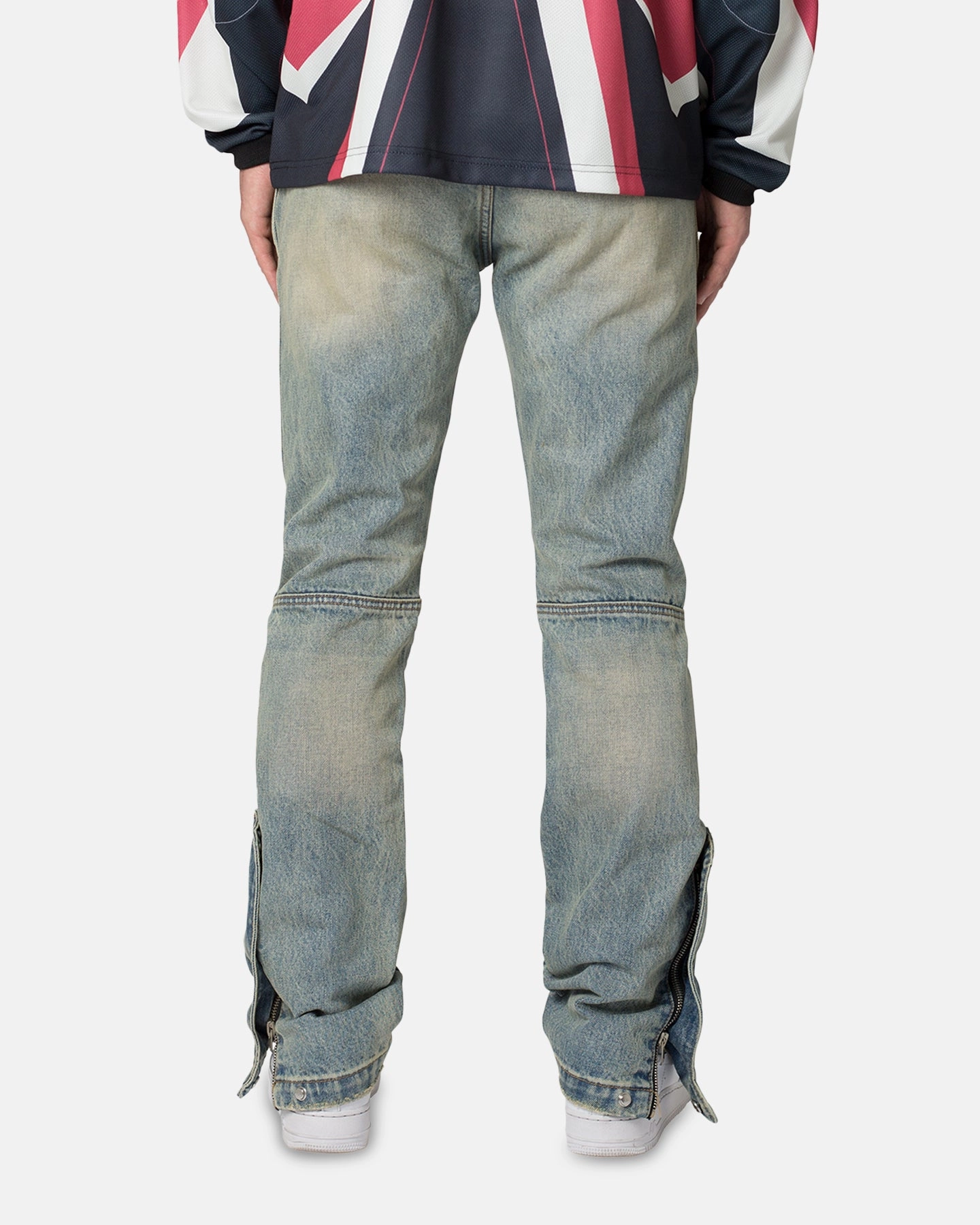 ReinforcedBeltLoops MNML D529 Moto Denim Jeans Vintage Blue