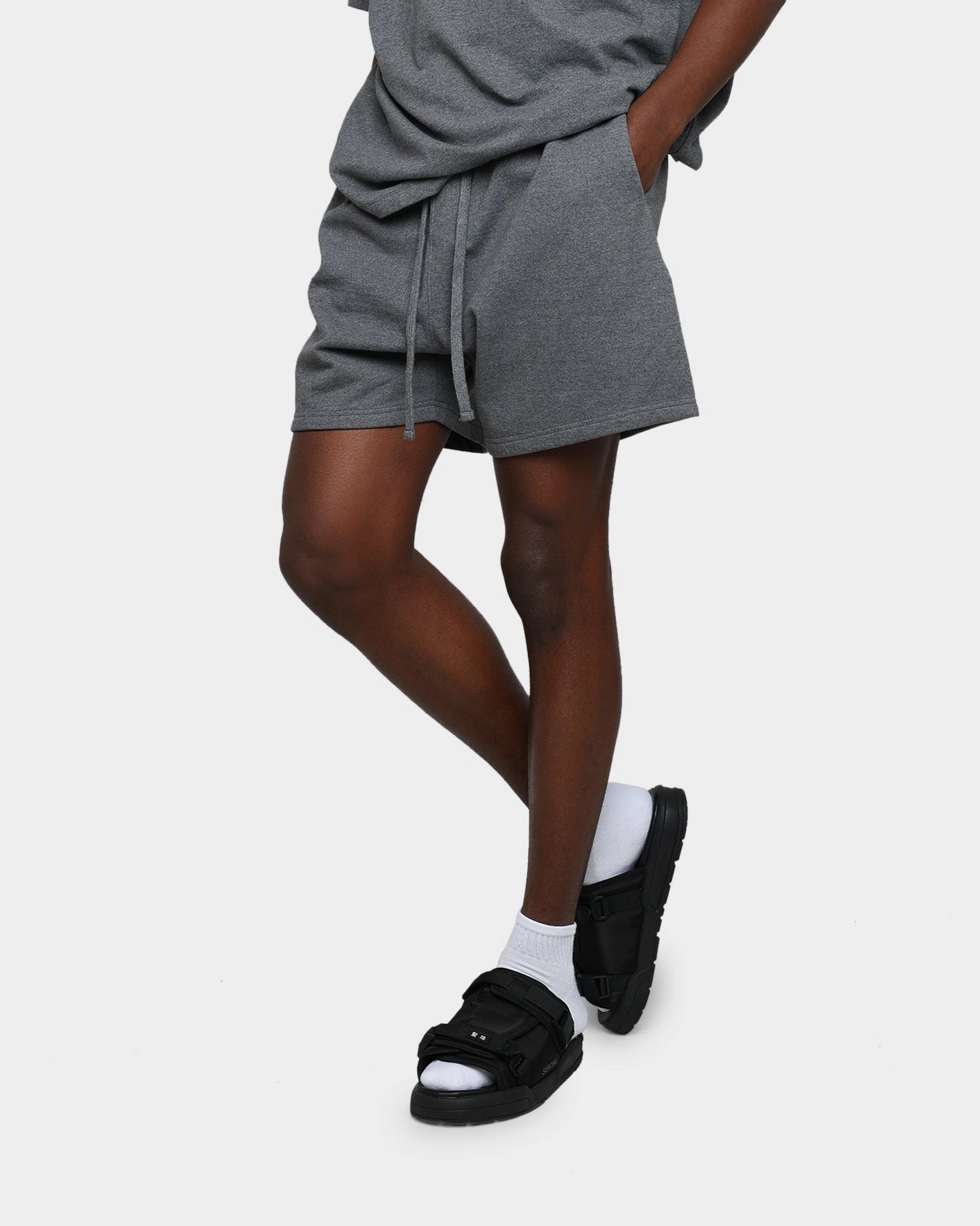 Tough Flex Neutral Fit MNML Every Day Sweatshorts Dark Heather