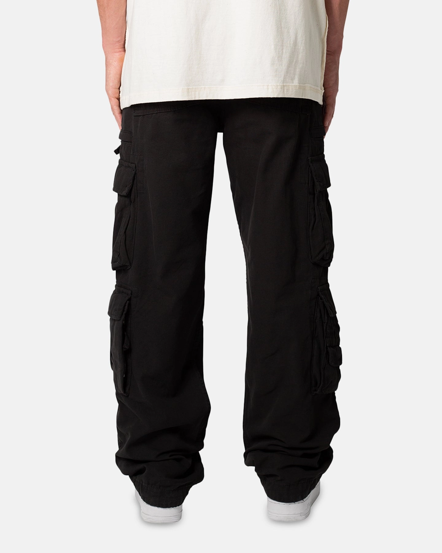 MNML Military Cargo Pants Black Effortless Layer No Ride