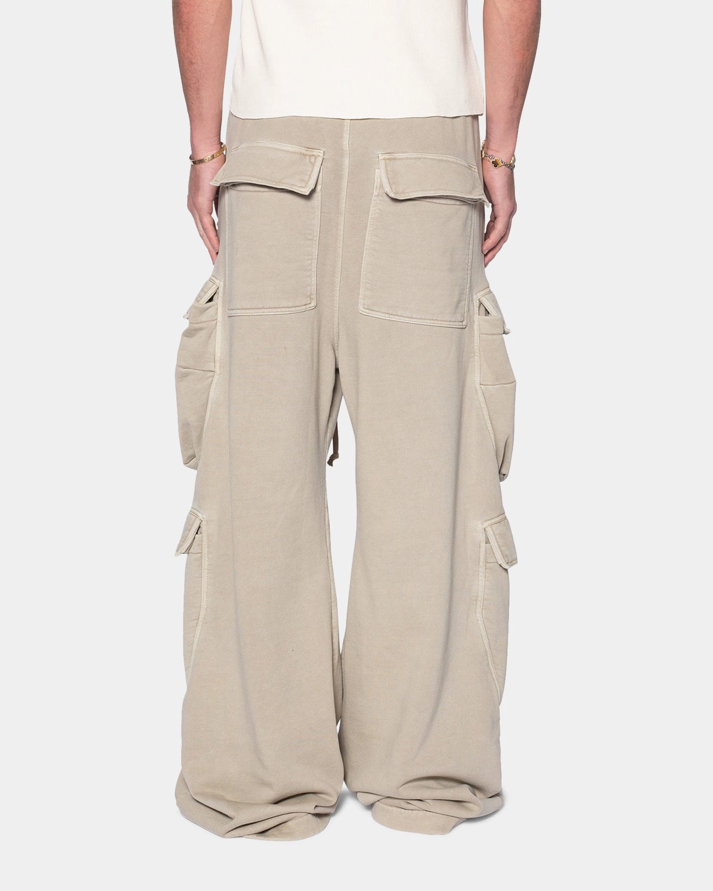 Fashion Staple MNML Rave Double Cargo Sweatpants Washed Earth