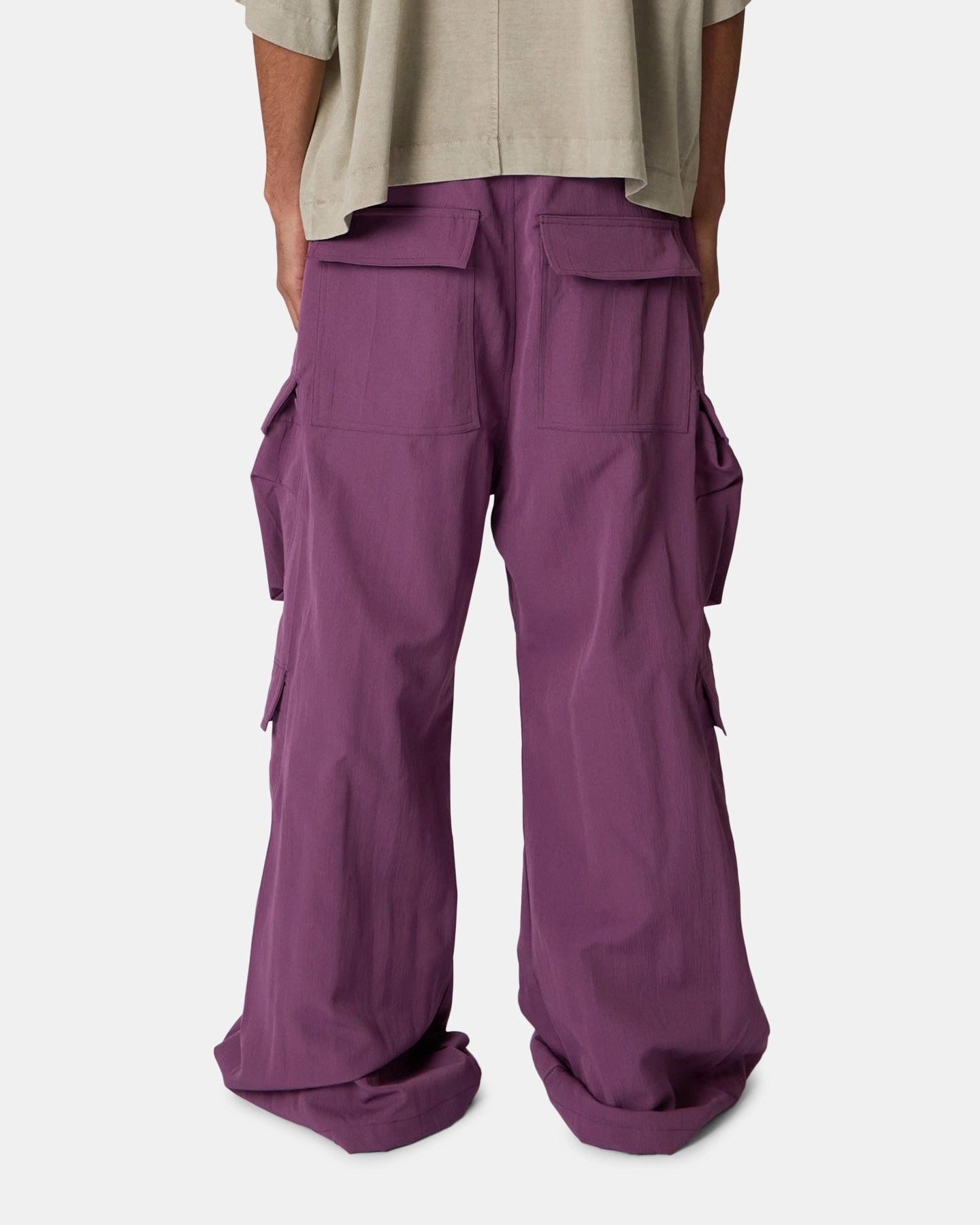 Utility Fit MNML Rave Double Cargo Sweatpants Washed Mauve
