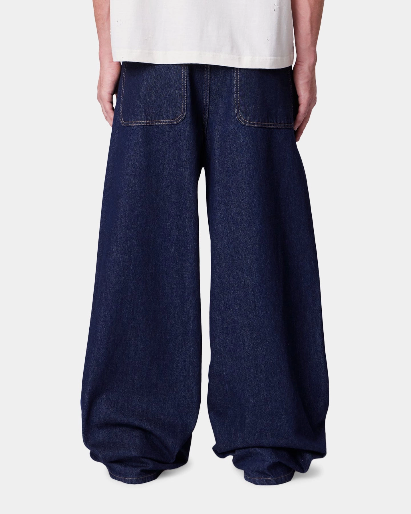 Layered Comfort Casual Performance Wear MNML Rave Raw Jeans Rinse Indigo