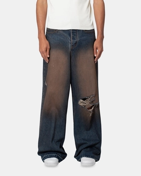 Relaxed Design MNML Rave Washed Jeans