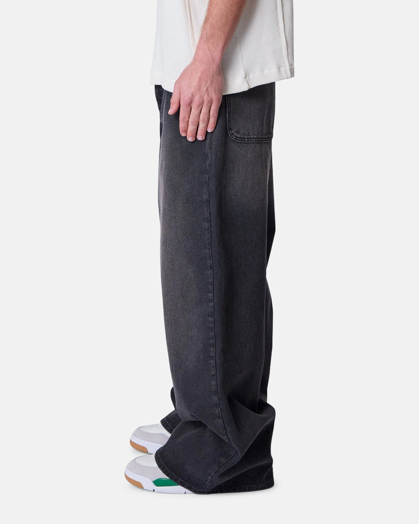 MNML Rave Washed Jeans Vintage Black HypoallergenicMaterial Chafe-Free Fit