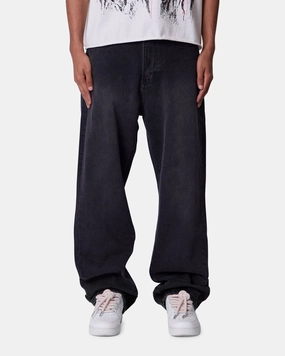 Effortless Design MNML Ultra Baggy Jeans Vintage Black