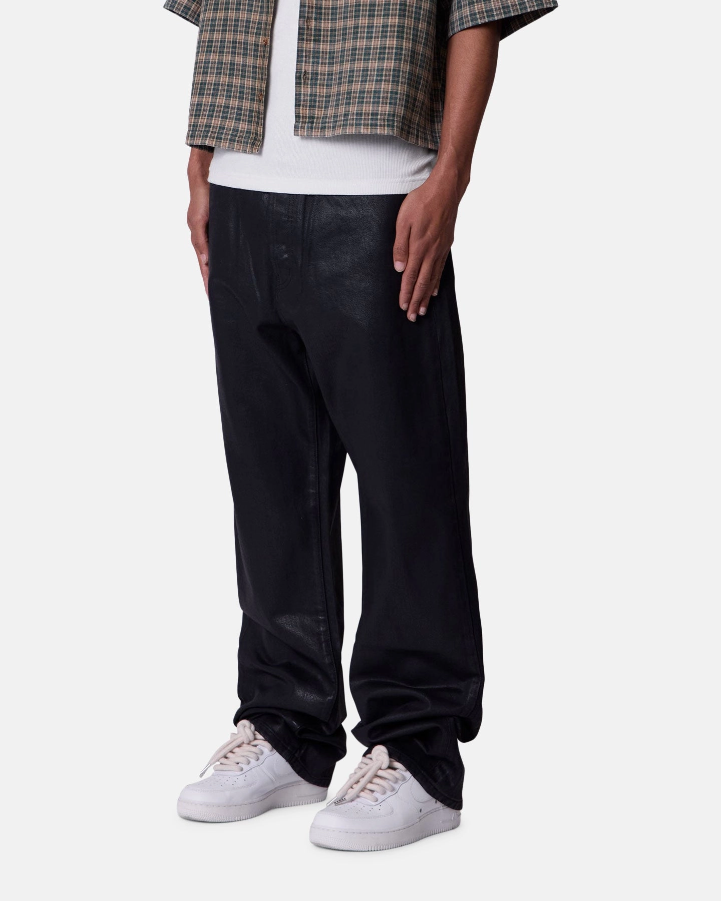 MNML Ultra Baggy Jeans Waxed Black Day Ready Weekend Adventure