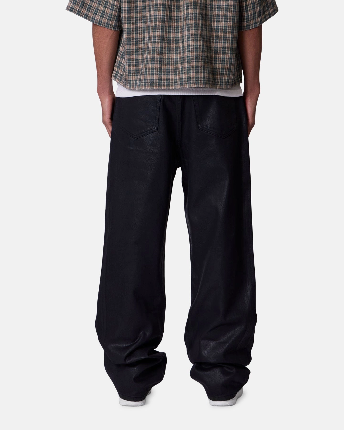 Breathable Comfort MNML Ultra Baggy Jeans Waxed Black