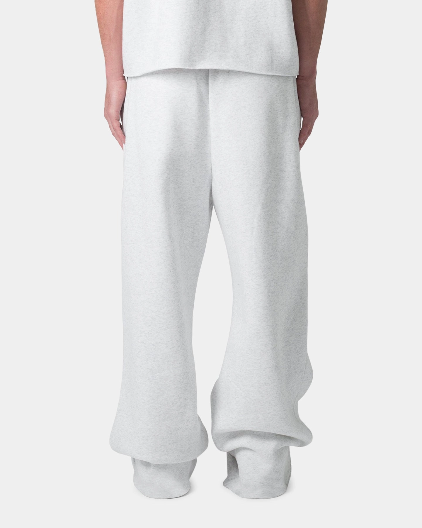 MNML Ultra Baggy Washed Sweatpants Heather Grey Snag Resistant Fabric