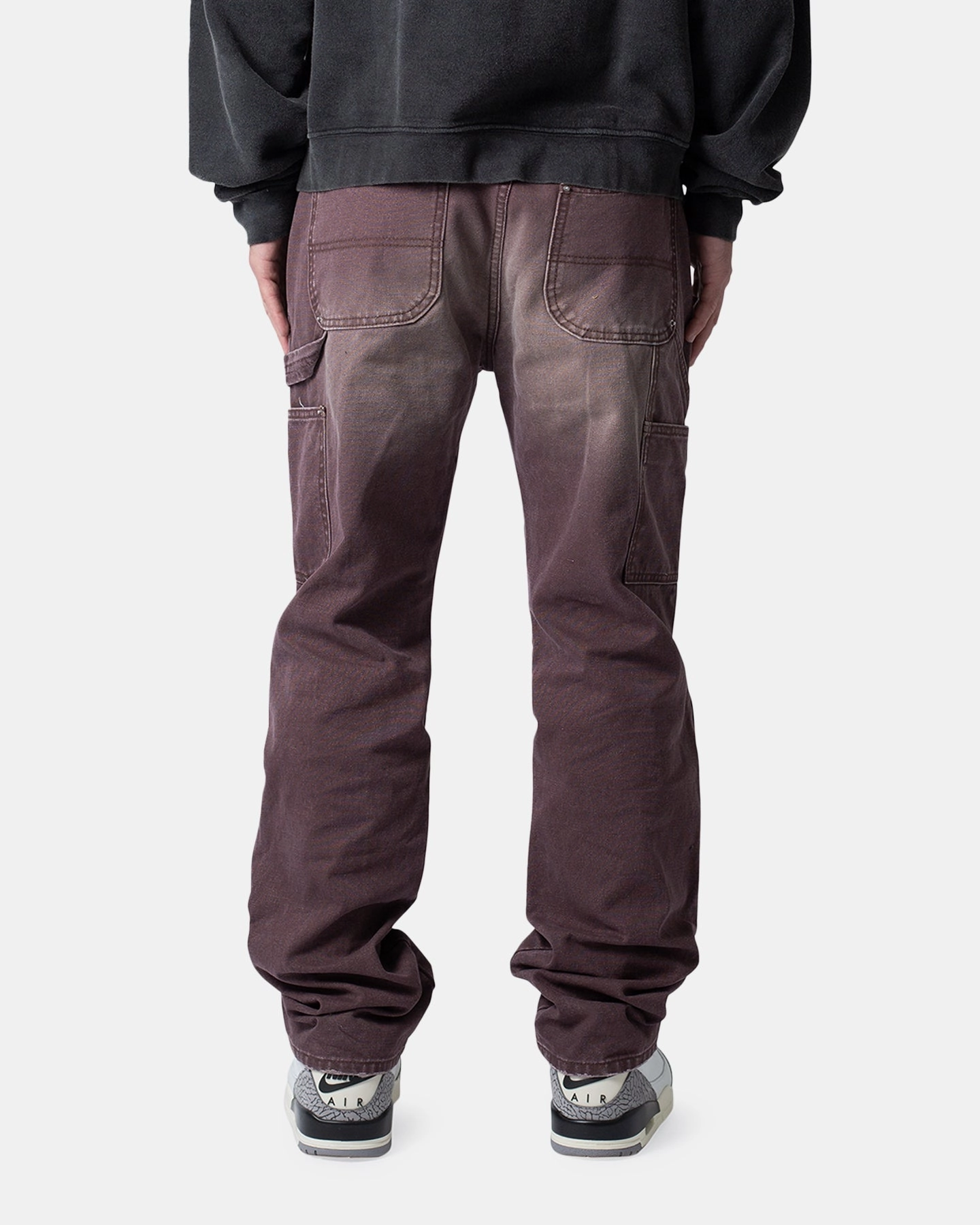MNML V602 Thrashed Carpenter Pants Brown UVProtectionCoating