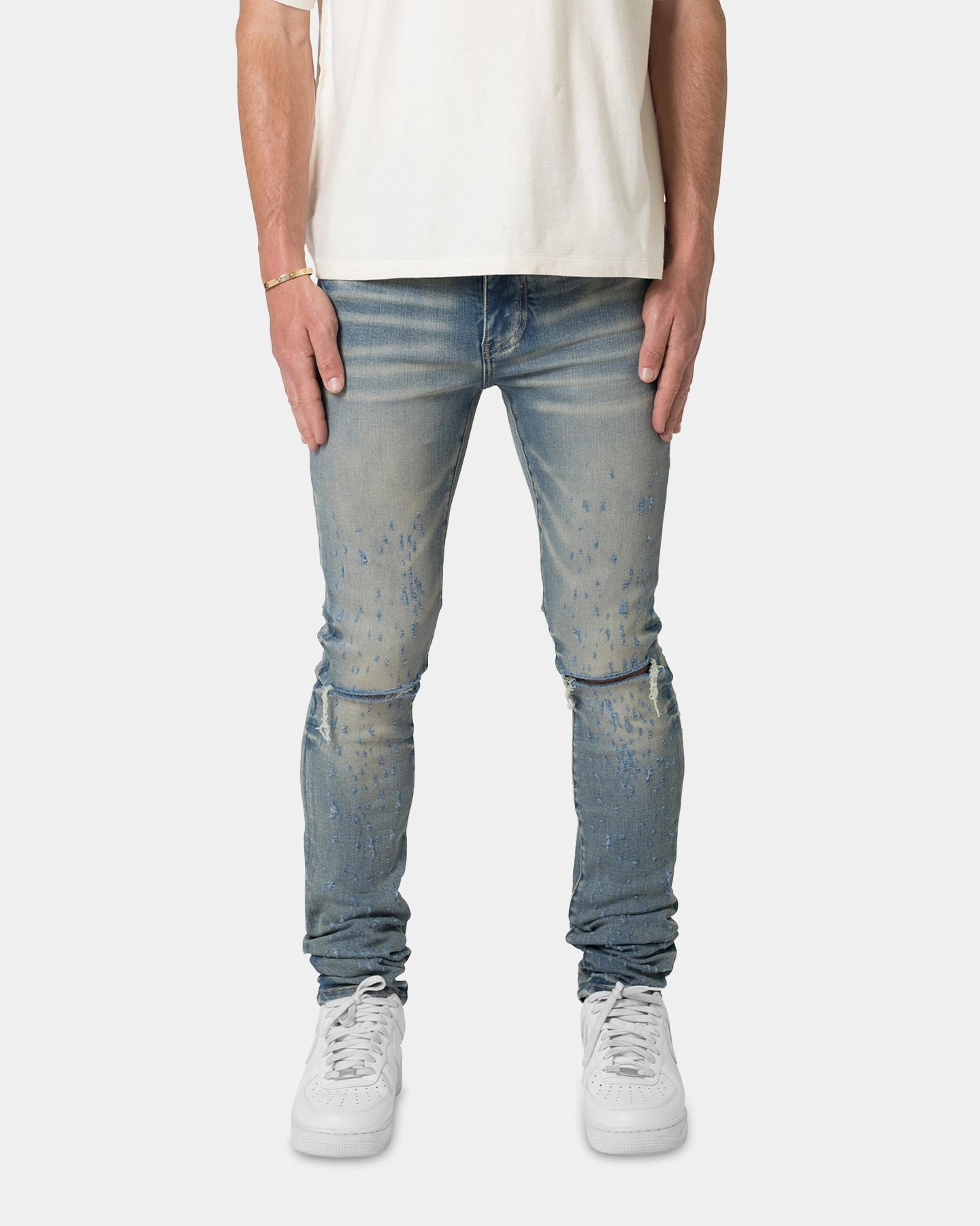 Soft Interior MNML X502 Skinny Denim Jeans Blue