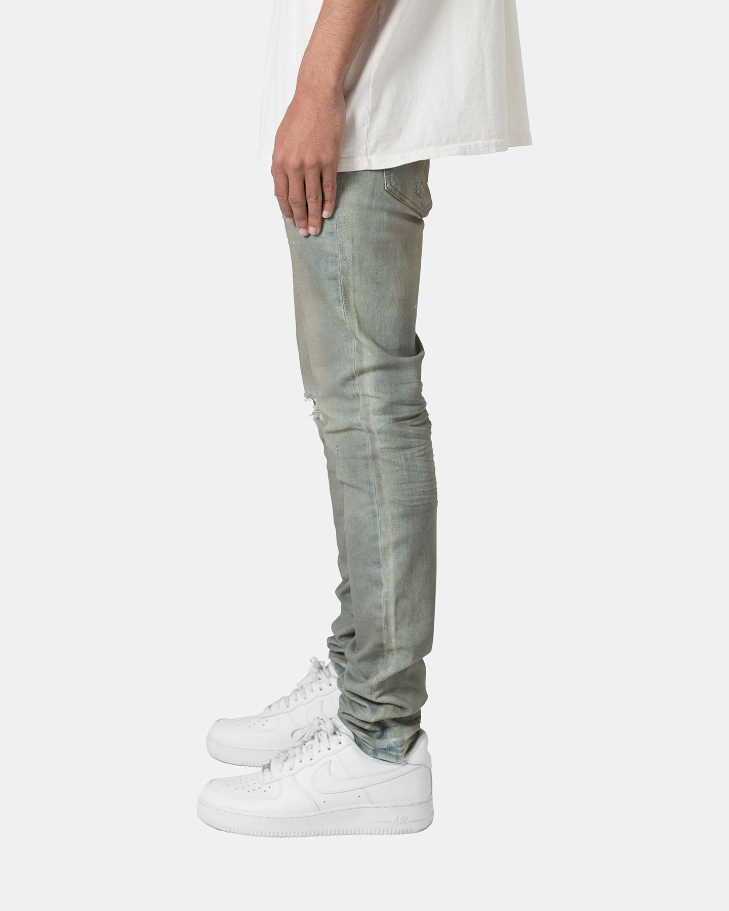 MNML X511 Skinny Denim Jeans Blue Tough Stretch