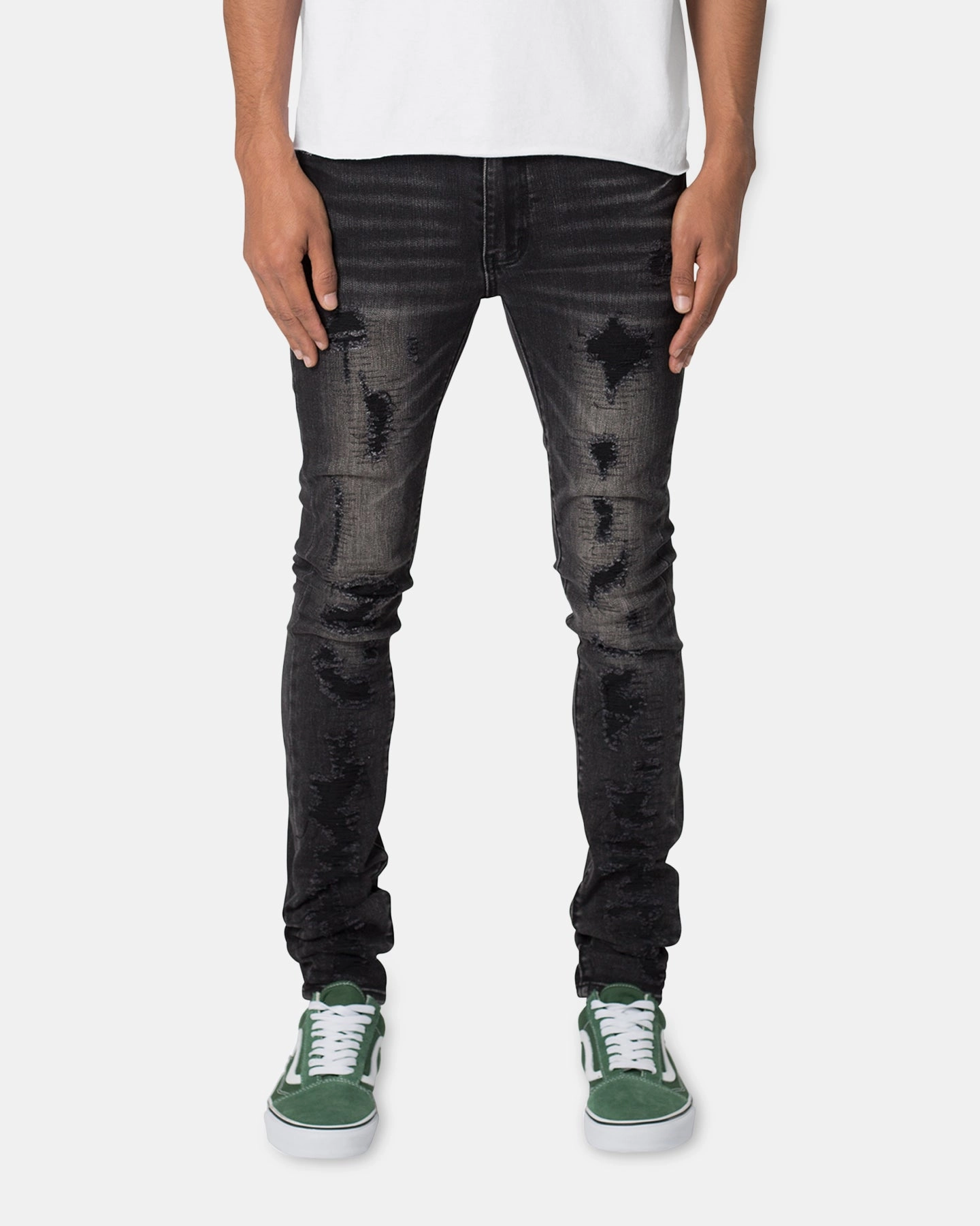 TemperatureRegulation MNML X565 Skinny Denim Jeans Black