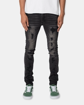 TemperatureRegulation MNML X565 Skinny Denim Jeans Black