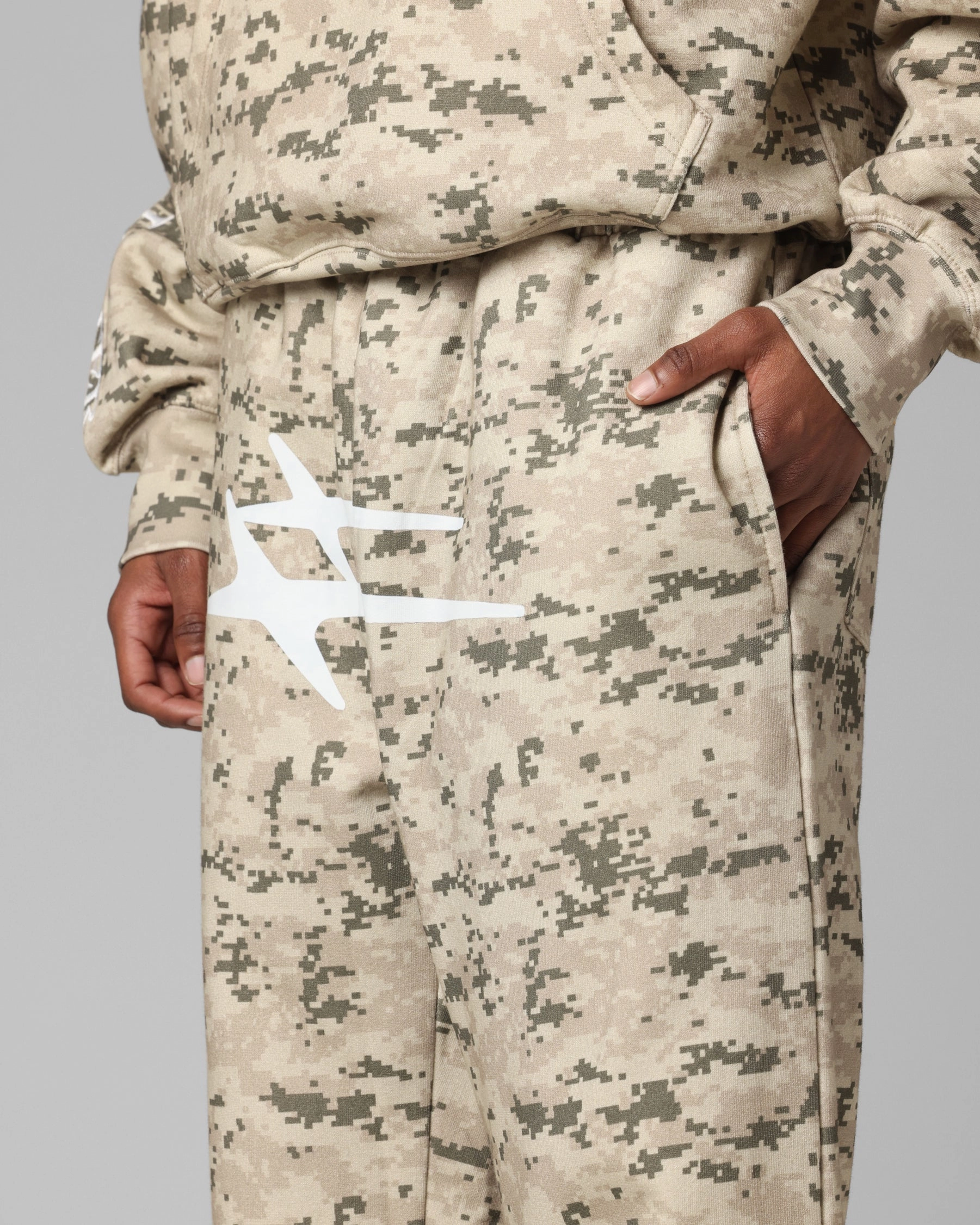 Loiter Hybrid Sweatpants Digi Camo Layered Protection