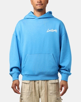 Loiter Chroma Premium Hoodie Blue Stretch waistband Comfortable Look
