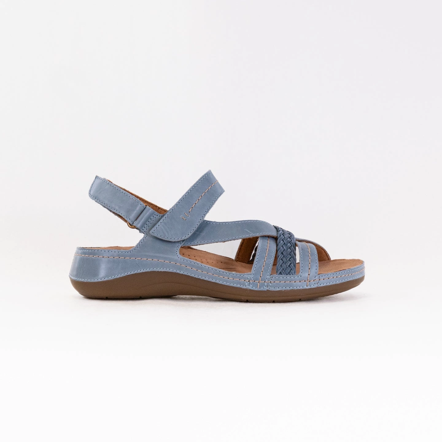 Classic Summer Shoes Seaside Wear Clarks Cecily Strap (Women's) - Blue Combi