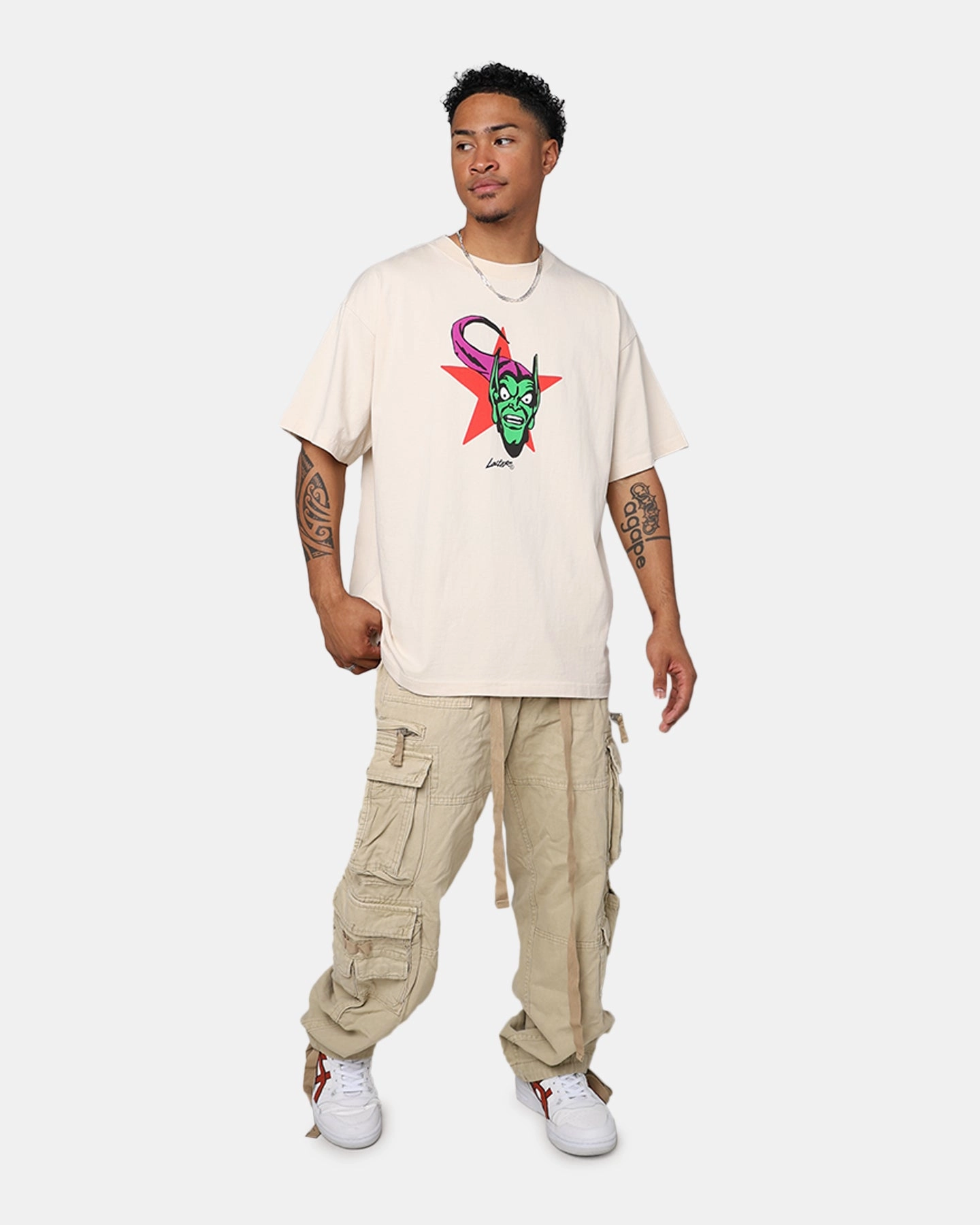 QuickRelease Closure Marvel Spider-Man Green Goblin T-Shirt Off White