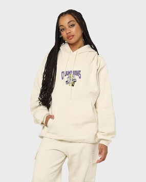 Mitchell & Ness Los Angeles Lakers Anniversary Hoodie Khaki Recycled Polyester Blend
