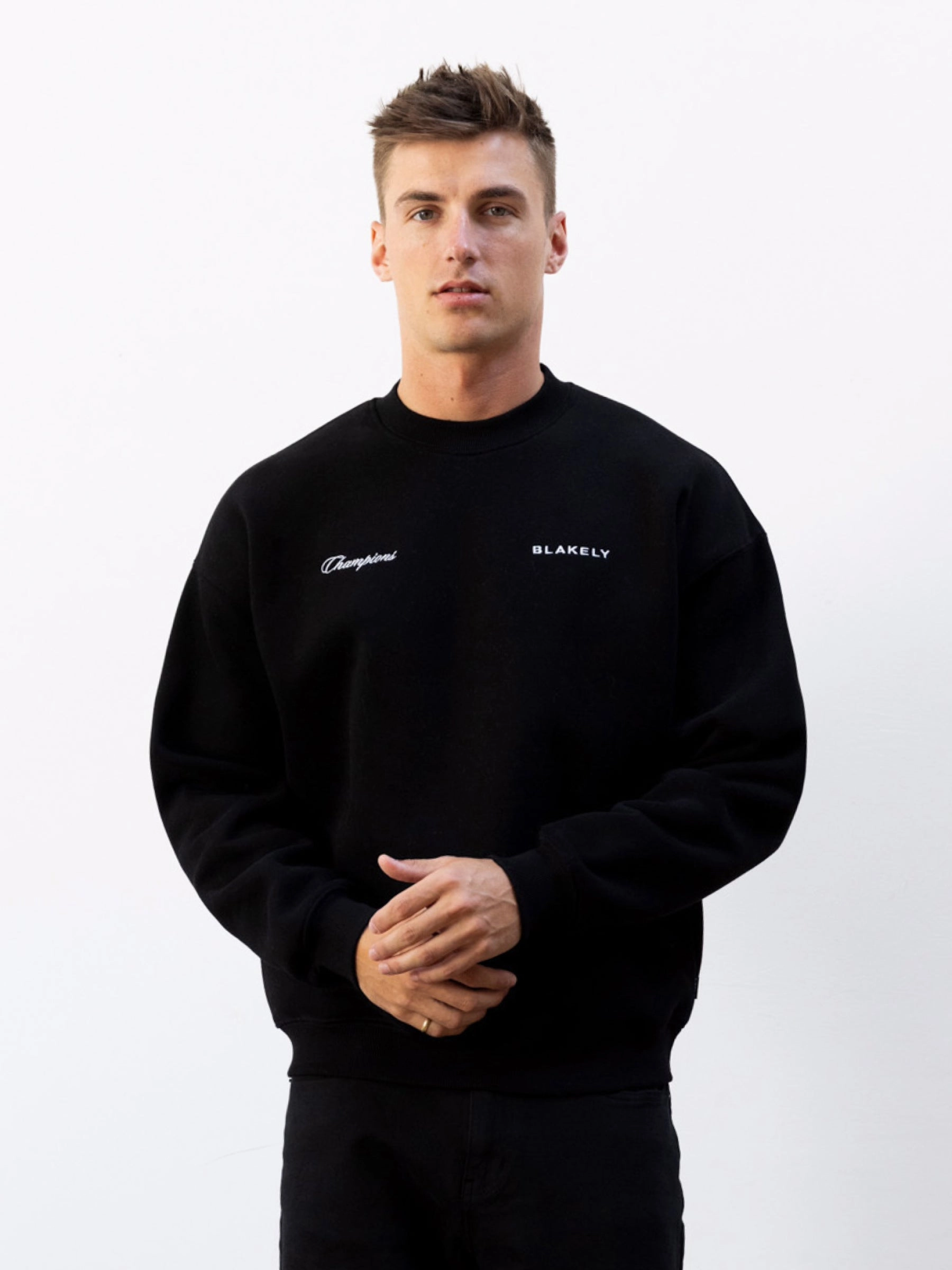 Champions Legacy Relaxed Sweater - Black Work From Home