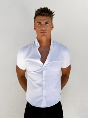 Monaco Short Sleeve Shirt - White Quality Wear