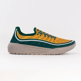 Machine Washable Slip On PSUDO Court (Men's) - Green/Gold