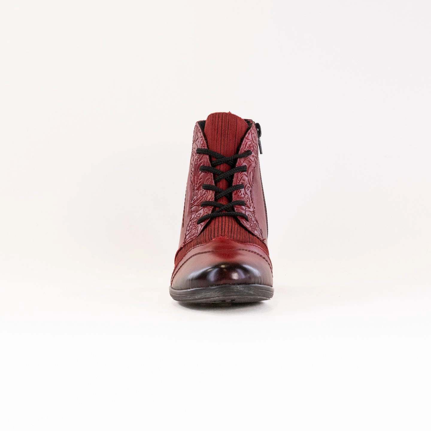 Breathable Cold Climate Energy Return Cushion Women's Remonte D8789 Cheyenne 89 (Women's) - Red Leather