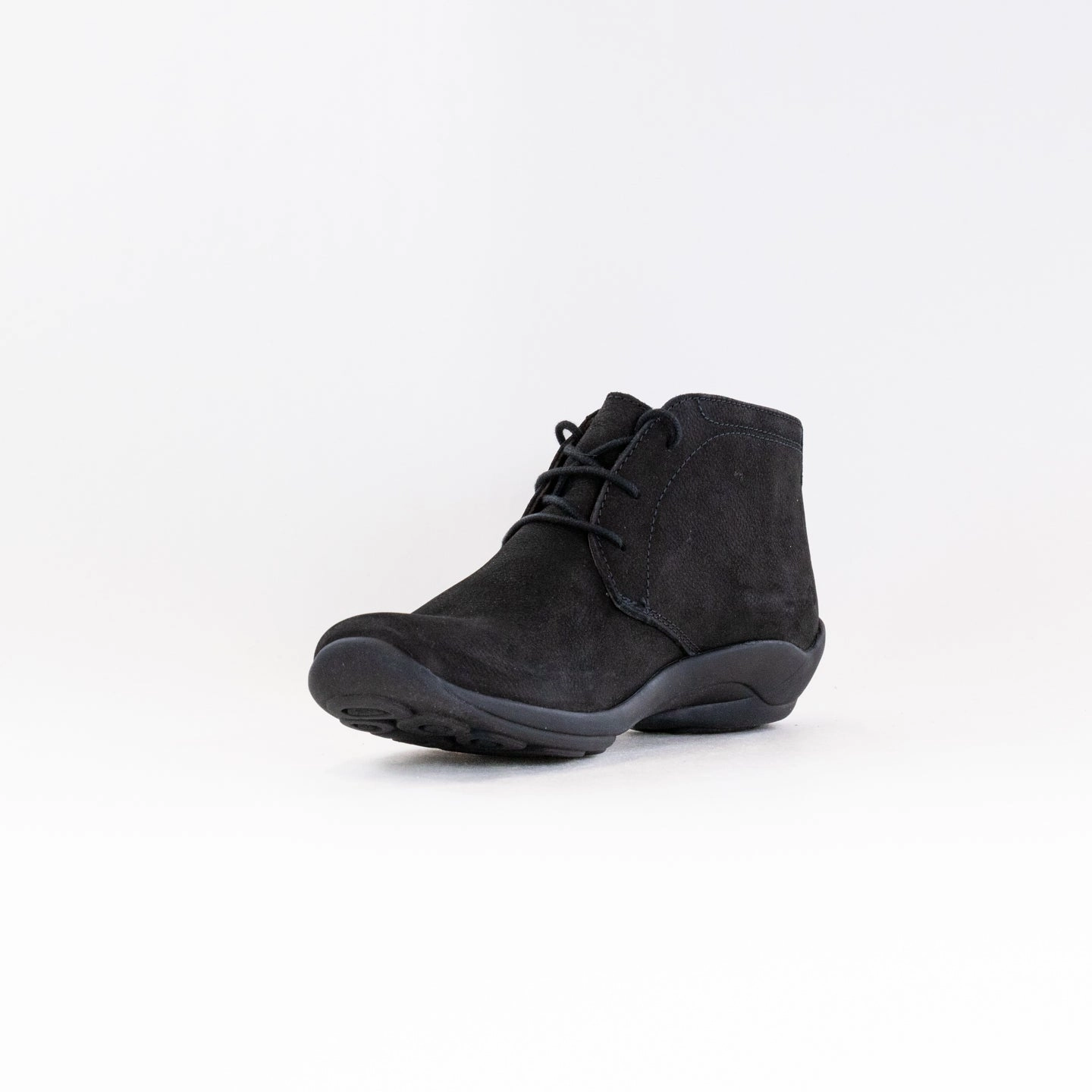 Wolky Mary (Women's) - Black Nubuck Breathable Interior Wind Resistant