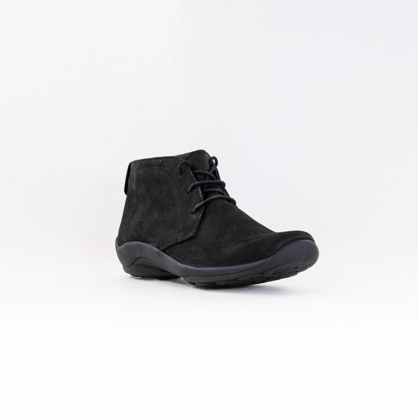 Wolky Mary (Women's) - Black Nubuck Shock Absorbing Adventure Journey Stable base