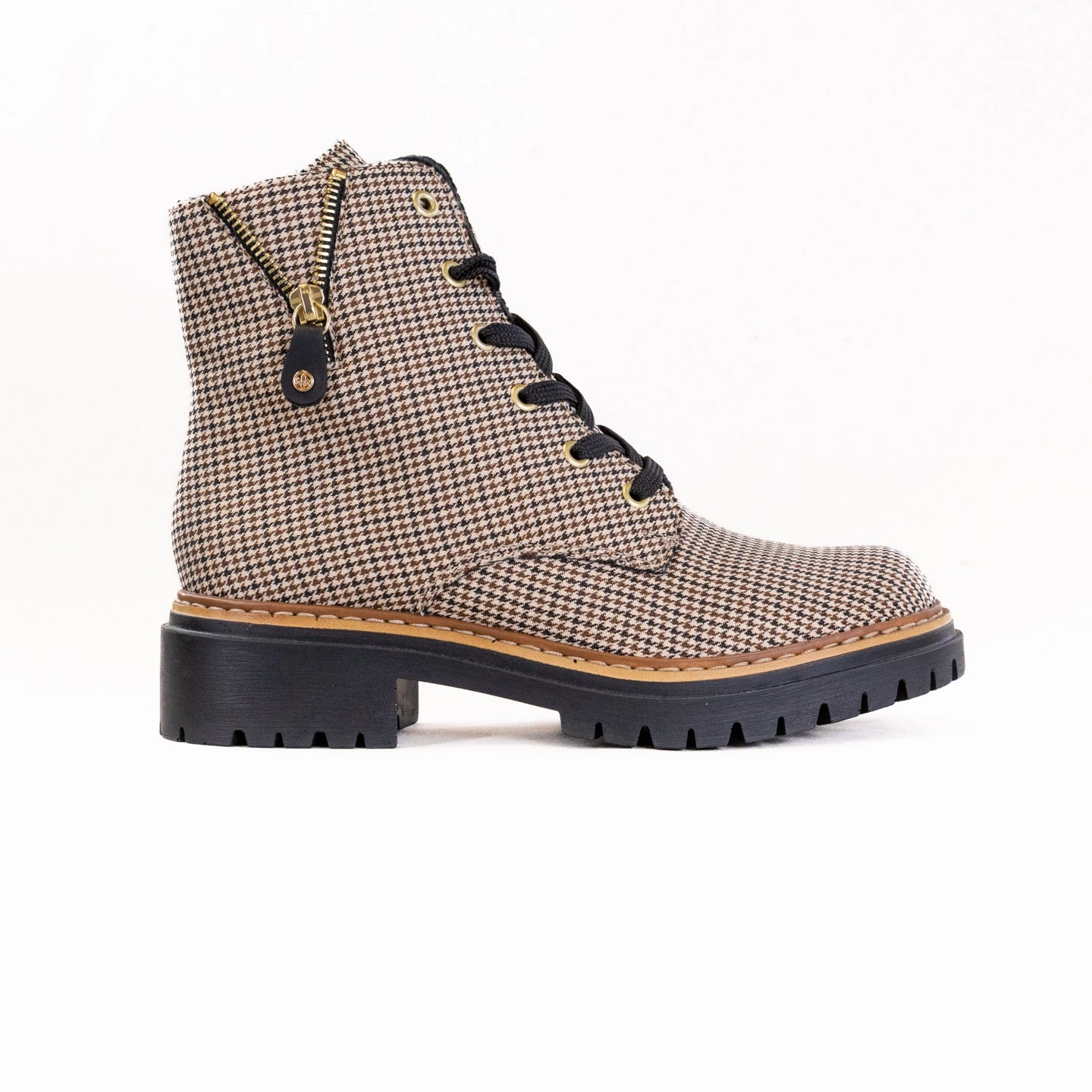 Water-resistant Seamless Comfort Adventure Seeker Rieker 72617 Pearl (Women's) - Beige/Schwarz