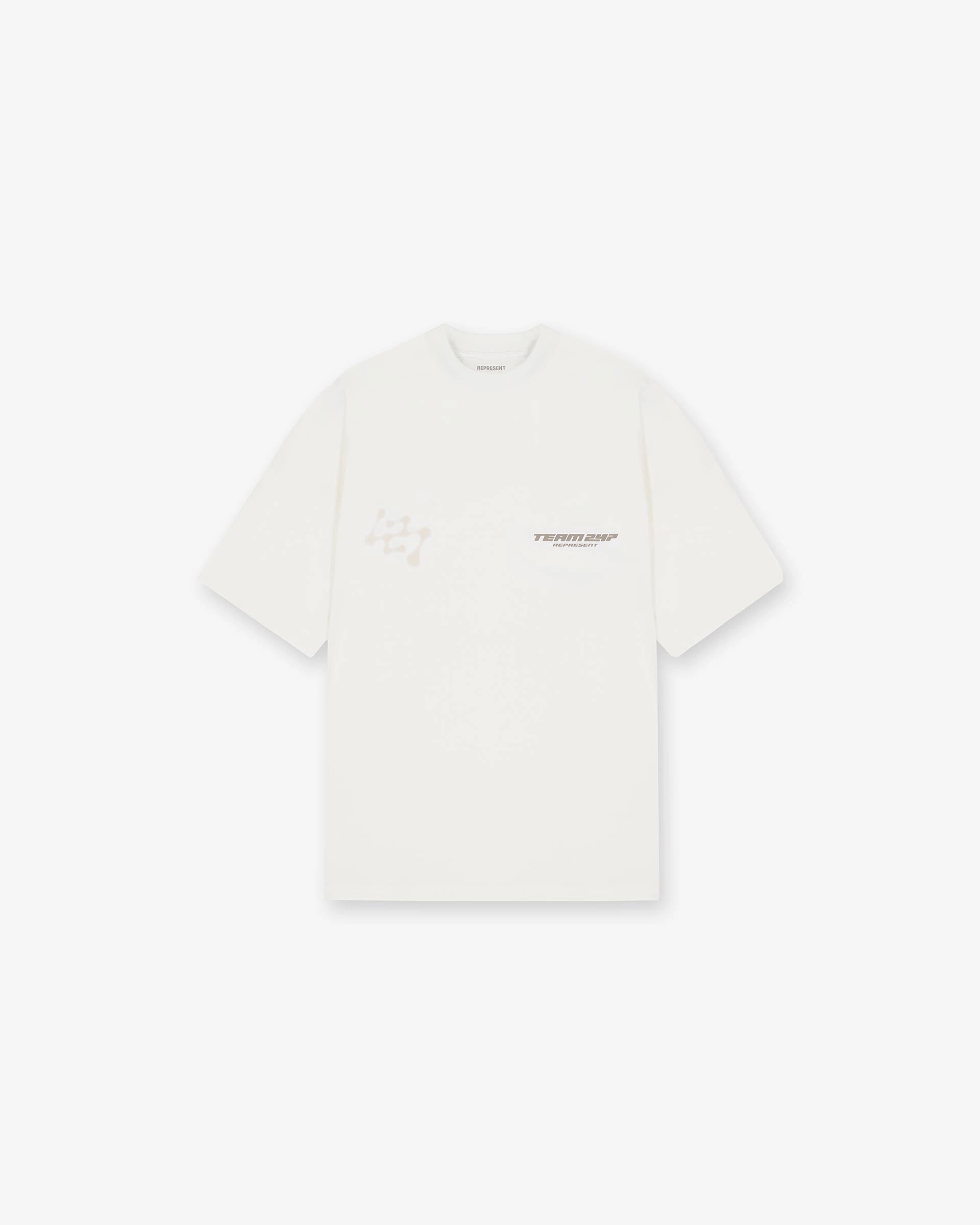 247 Future Terrains Oversized T-Shirt - Flat White Classic Comfort Job Interview