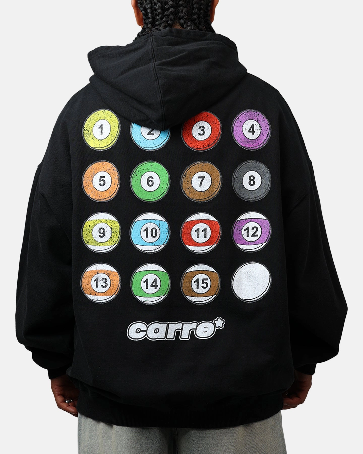 HypoallergenicFibers FadeResistant Treatment Carre Break Hoodie Black