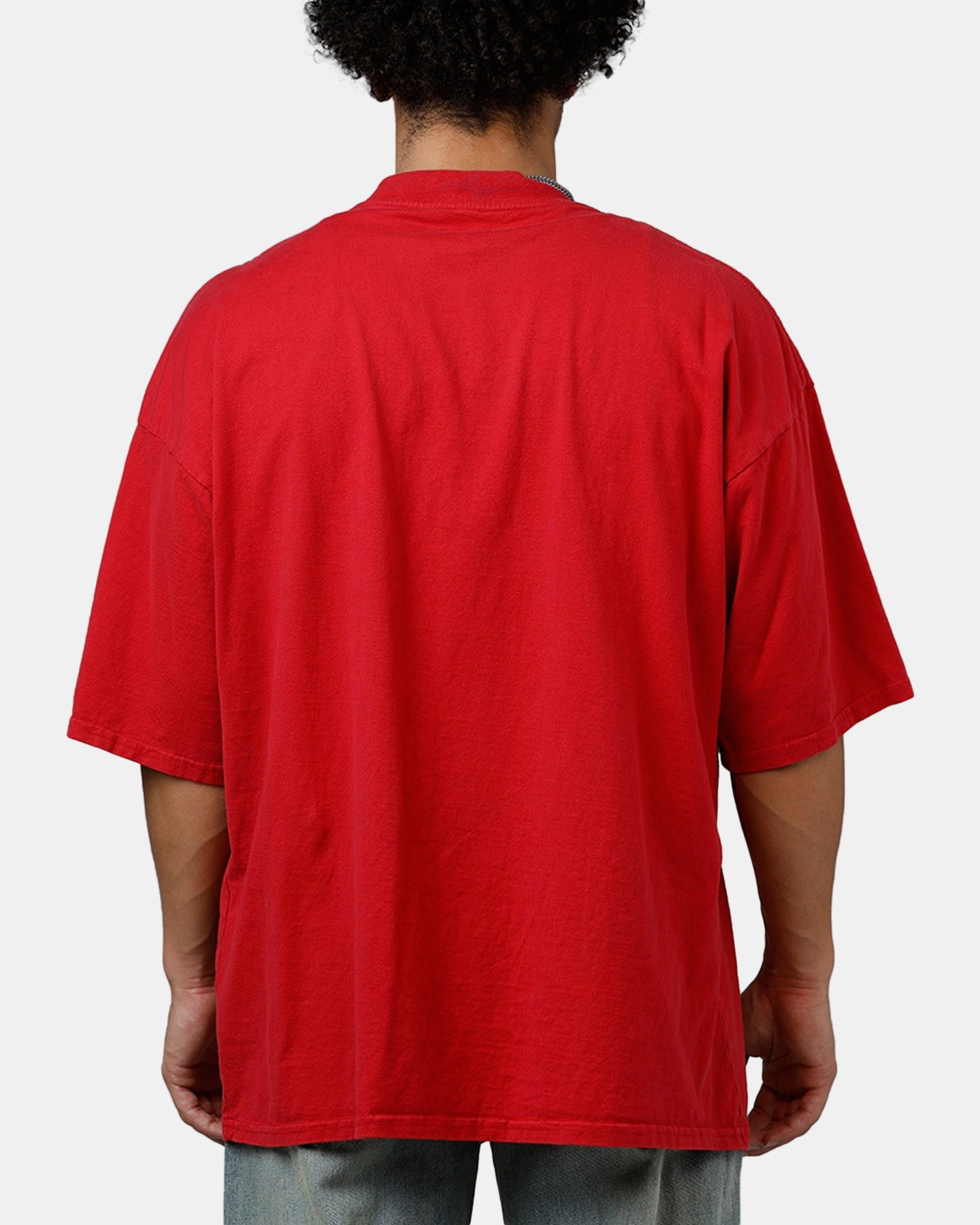 ReflectiveTrim AllDay Comfort Design Carre Rosebud Drop T-Shirt Red