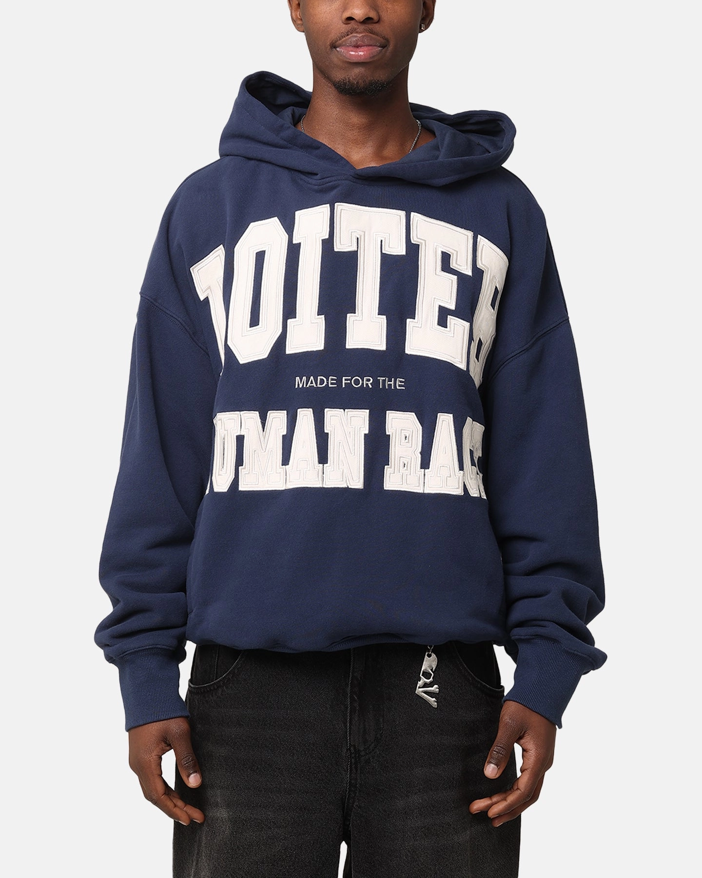 Loiter College Dropout Hoodie Navy ComfortStretchFit