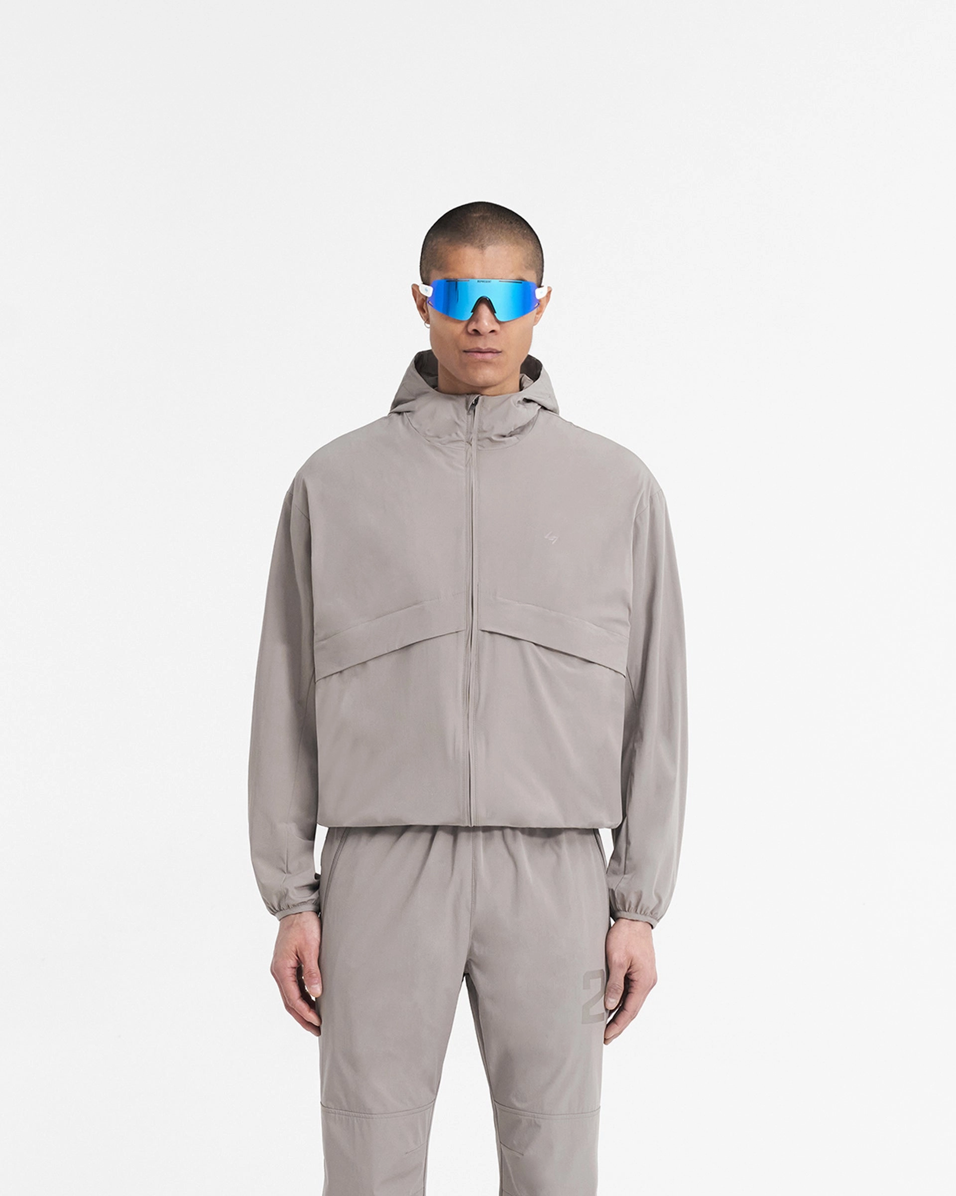 Durable Stitching 247 Hooded Training Jacket - Cinder