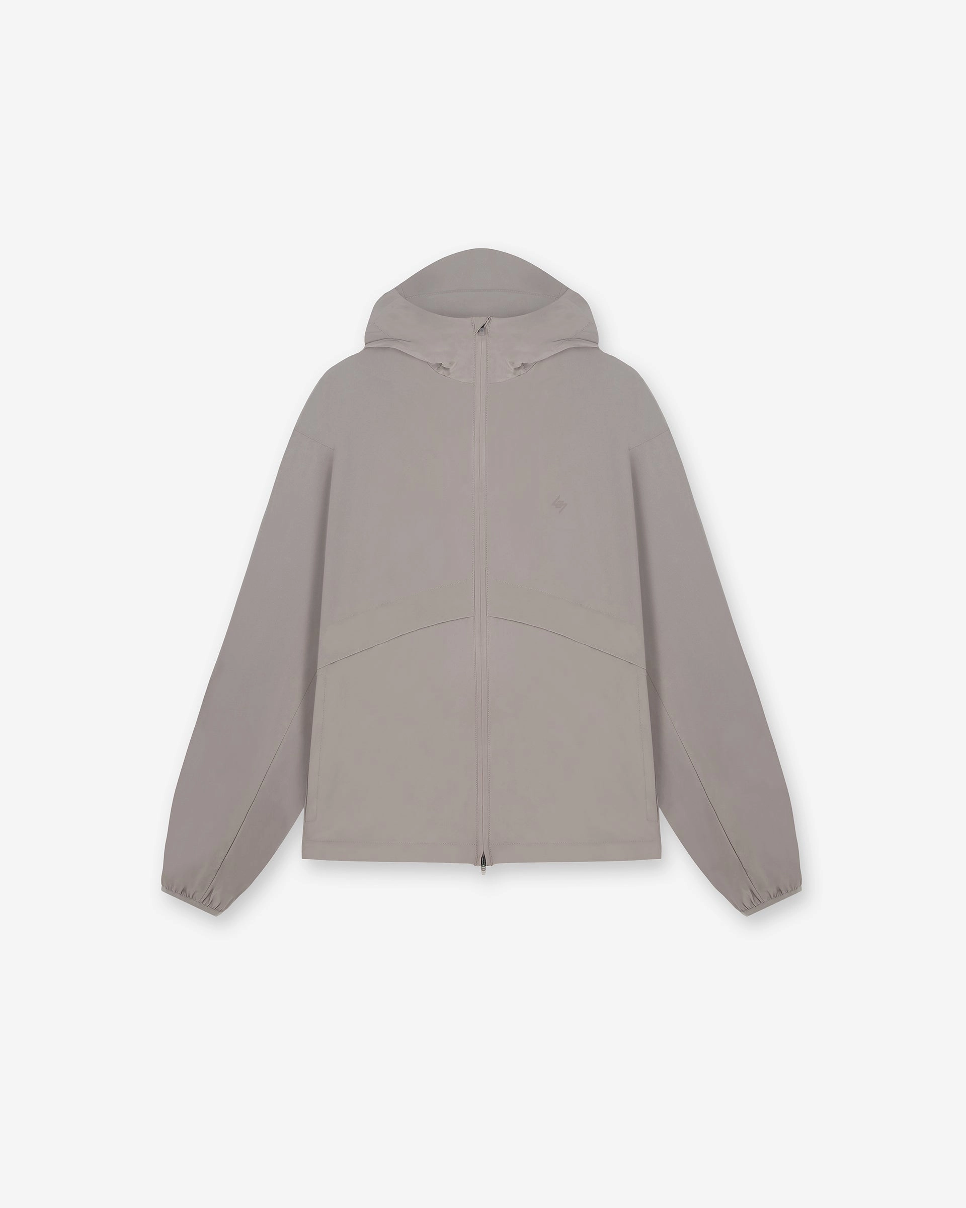 Zipper Closure System Body Mapped Ventilation 247 Hooded Training Jacket - Cinder