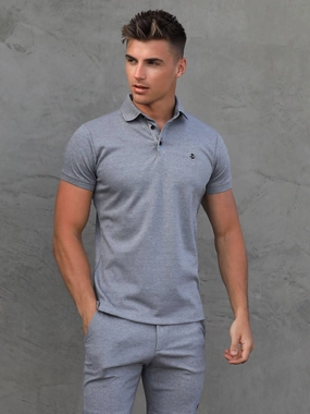 Sorrento Polo Shirt - Grey Non Restrictive Armhole All-Weather Wear