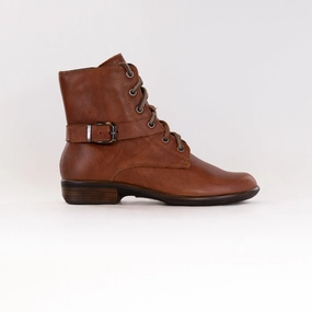 Naot Alize Boot (Women's) - Brown Peanut Leather Shock absorption tech Comfortable backstay