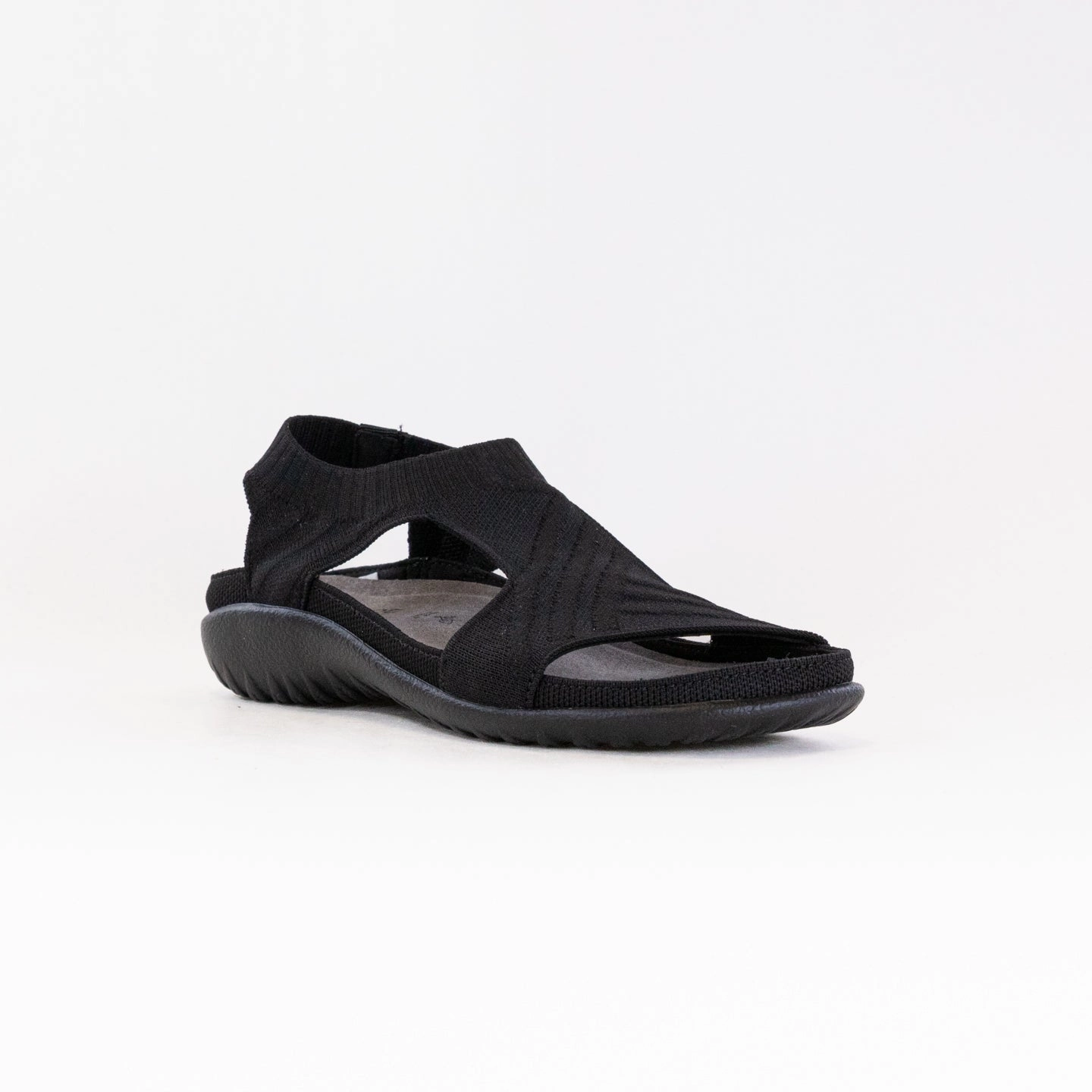 Naot Kawhia (Women's) - Black Knit Open Feel Anti Bacterial Lining