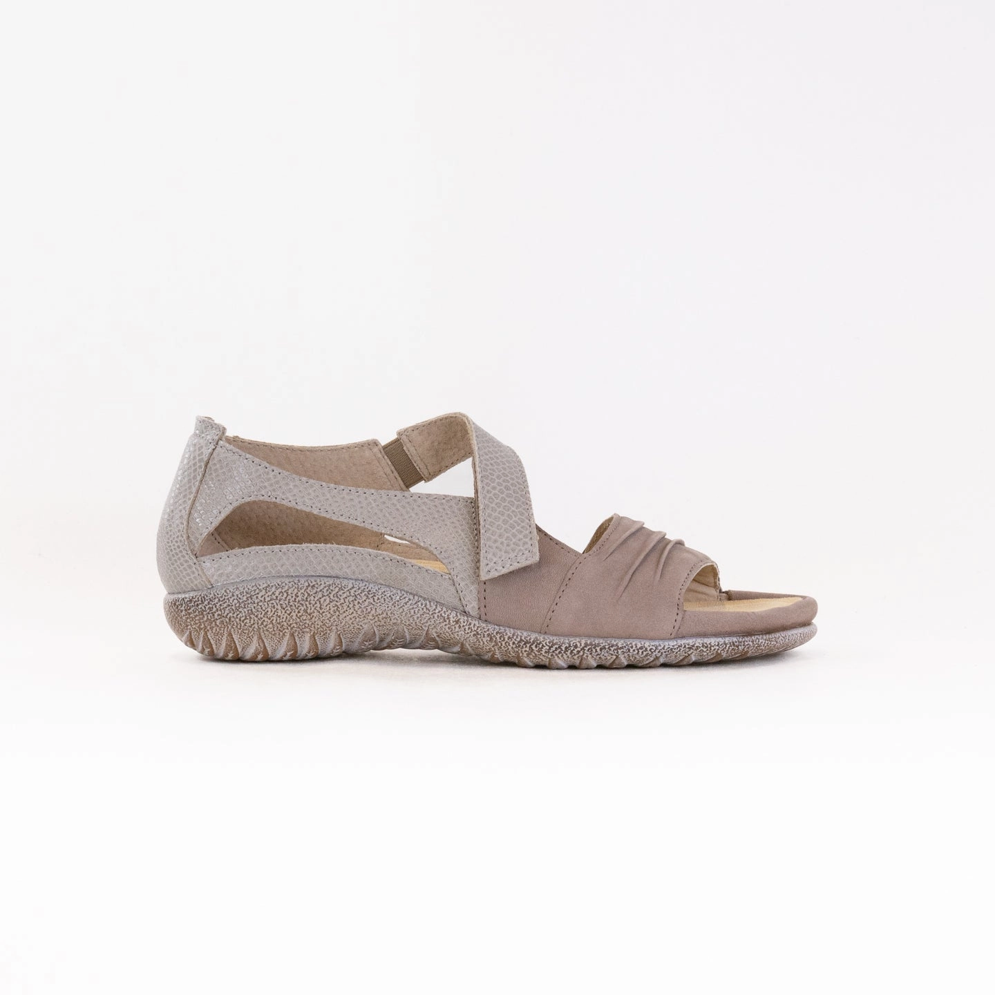 Perfect for Outdoors Slip Resistant Naot Papaki (Women's) - Stone Nubuck