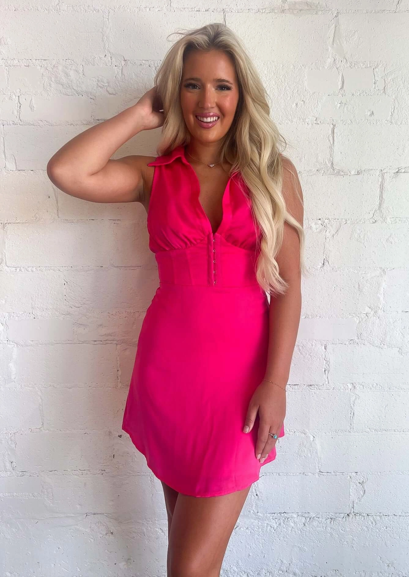 Quiet Luxury Raspberry Lemonade Dress