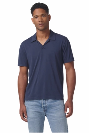 Timeless Appeal Sophisticated Comfort Neil Polo in Dark Navy