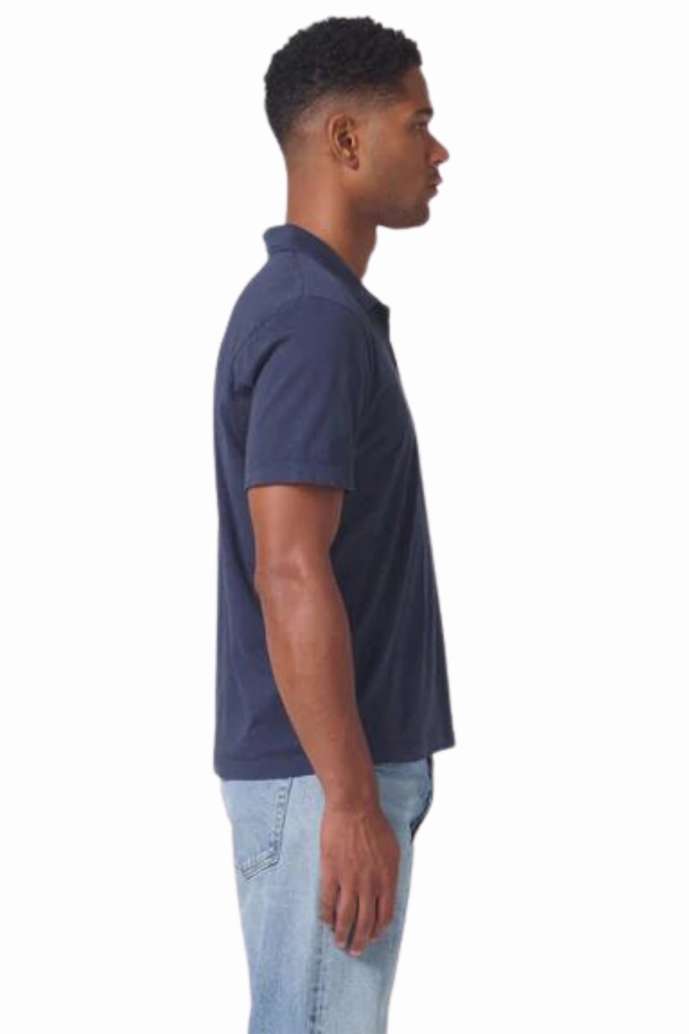 Neil Polo in Dark Navy All-Day Fit Flexible Layer